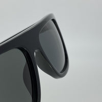 Thumbnail for Ann Demeulemeester Sunglasses Flat Top Black 925 Silver with Grey Lenses CAT 3 AD2C1SUN - Watches & Crystals
