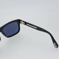 Thumbnail for Ann Demeulemeester Sunglasses Flat Top Black 925 Silver with Grey Lenses CAT 3 AD2C1SUN - Watches & Crystals