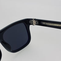 Thumbnail for Ann Demeulemeester Sunglasses Flat Top Black 925 Silver with Grey Lenses CAT 3 AD2C1SUN - Watches & Crystals