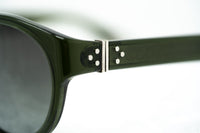Thumbnail for Ann Demeulemeester Sunglasses Flat Top Green 925 Silver with Green Gradient Lenses Category 3 AD10C7SUN - Watches & Crystals