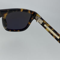 Thumbnail for Ann Demeulemeester Sunglasses Flat Top Tortoise Shell 925 Silver with Grey Lenses CAT3 AD2C2SUN - Watches & Crystals