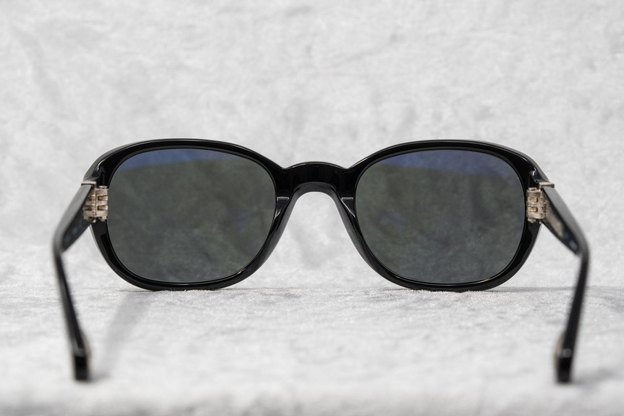 Ann Demeulemeester Sunglasses Oval Black 925 Silver with Grey Lenses Category 3 AD8C1SUN - Watches & Crystals