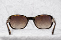 Thumbnail for Ann Demeulemeester Sunglasses Oval Black & Tortoise Shell 925 Silver with Brown Graduated Lenses Category 3 AD8C6SUN - Watches & Crystals