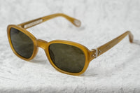 Thumbnail for Ann Demeulemeester Sunglasses Oval Honey 925 Silver with Green Lenses Category 3 AD8C5SUN - Watches & Crystals