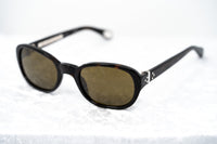 Thumbnail for Ann Demeulemeester Sunglasses Oval Tortoise Shell 925 Silver with Brown Lenses Category 3 AD8C4SUN - Watches & Crystals