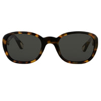 Thumbnail for Ann Demeulemeester Sunglasses Oval Tortoise Shell 925 Silver with Grey Lenses Category 3 AD8C2SUN - Watches & Crystals