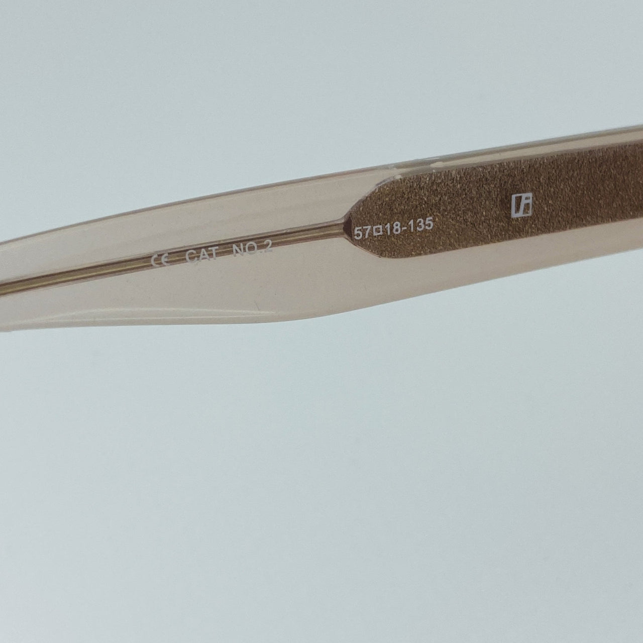 Ann Demeulemeester Sunglasses Oversized Blush Pink with Brown Lenses 925 Silver AD21C5SUN - Watches & Crystals