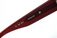 Thumbnail for Ann Demeulemeester Sunglasses Oversized Bordeaux Red 925 Silver with Blue Lenses AD6C3SUN - Watches & Crystals