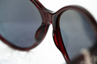 Thumbnail for Ann Demeulemeester Sunglasses Oversized Bordeaux Red 925 Silver with Blue Lenses AD6C3SUN - Watches & Crystals