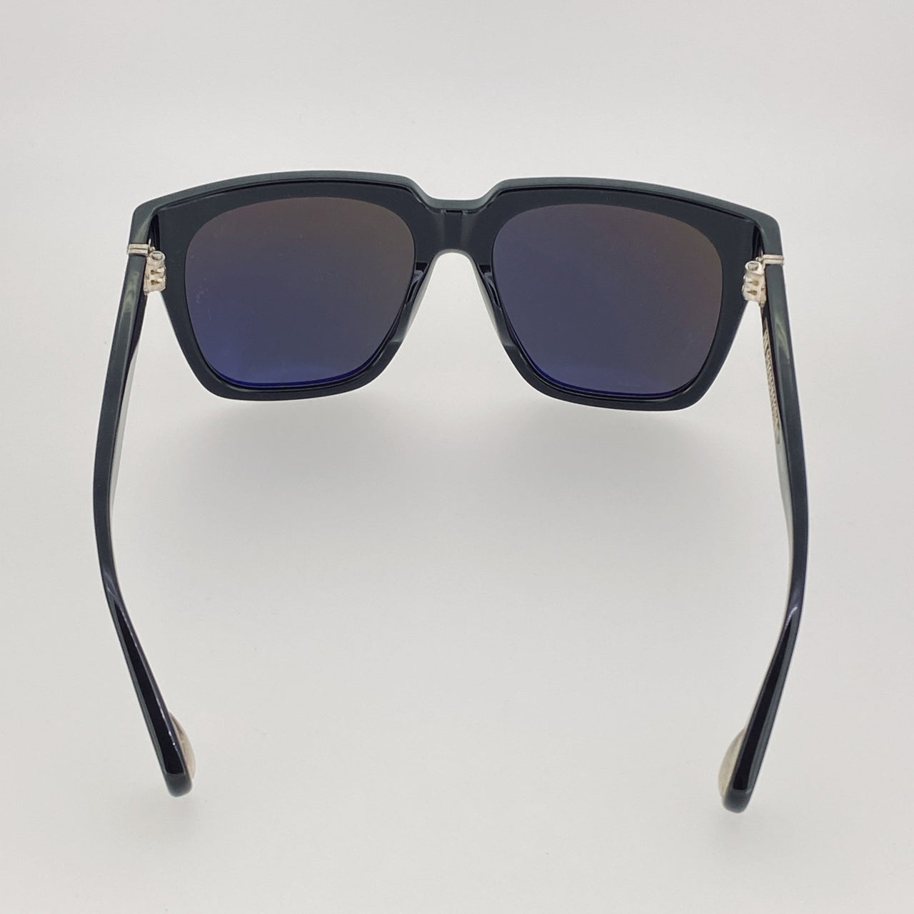 Ann Demeulemeester Sunglasses Oversized Matte Black with Grey Lenses Category 4 Dark Tint 925 Silver AD21C1SUN - Watches & Crystals