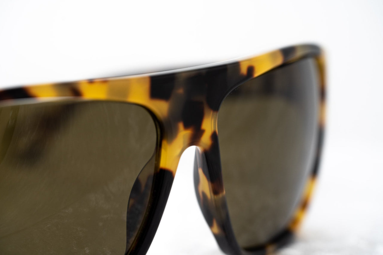 Ann Demeulemeester Sunglasses Oversized Tortoise Shell 925 Silver with Brown Lenses CAT3 AD31C2SUN - Watches & Crystals