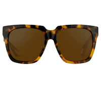 Thumbnail for Ann Demeulemeester Sunglasses Oversized Tortoise Shell with Brown Lenses CAT3 AD21C2SUN - Watches & Crystals