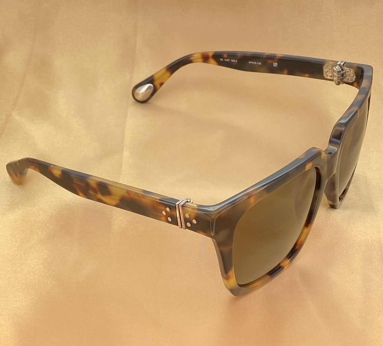 Ann Demeulemeester Sunglasses Oversized Tortoise Shell with Brown Lenses CAT3 AD21C2SUN - Watches & Crystals
