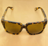 Thumbnail for Ann Demeulemeester Sunglasses Oversized Tortoise Shell with Brown Lenses CAT3 AD21C2SUN - Watches & Crystals