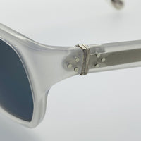 Thumbnail for Ann Demeulemeester Sunglasses Oversized White 925 Silver with Grey Lenses AD31C4SUN - Watches & Crystals