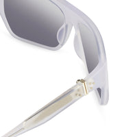 Thumbnail for Ann Demeulemeester Sunglasses Oversized White 925 Silver with Grey Lenses AD31C4SUN - Watches & Crystals
