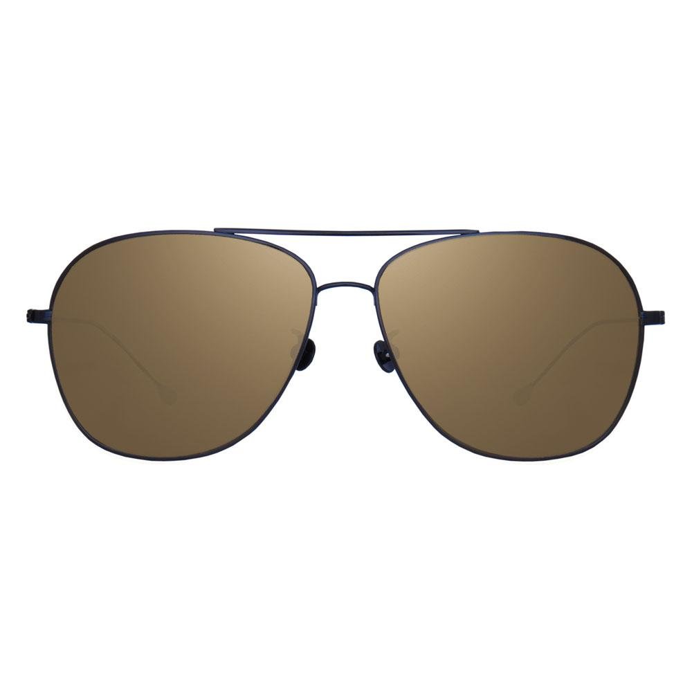 Ann Demeulemeester Sunglasses Titanium Black with Bronze Lenses AD48C4SUN - Watches & Crystals