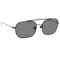 Thumbnail for Ann Demeulemeester Titanium Sunglasses Square Matte Black 925 Silver CAT3 AD63C4SUN - Watches & Crystals