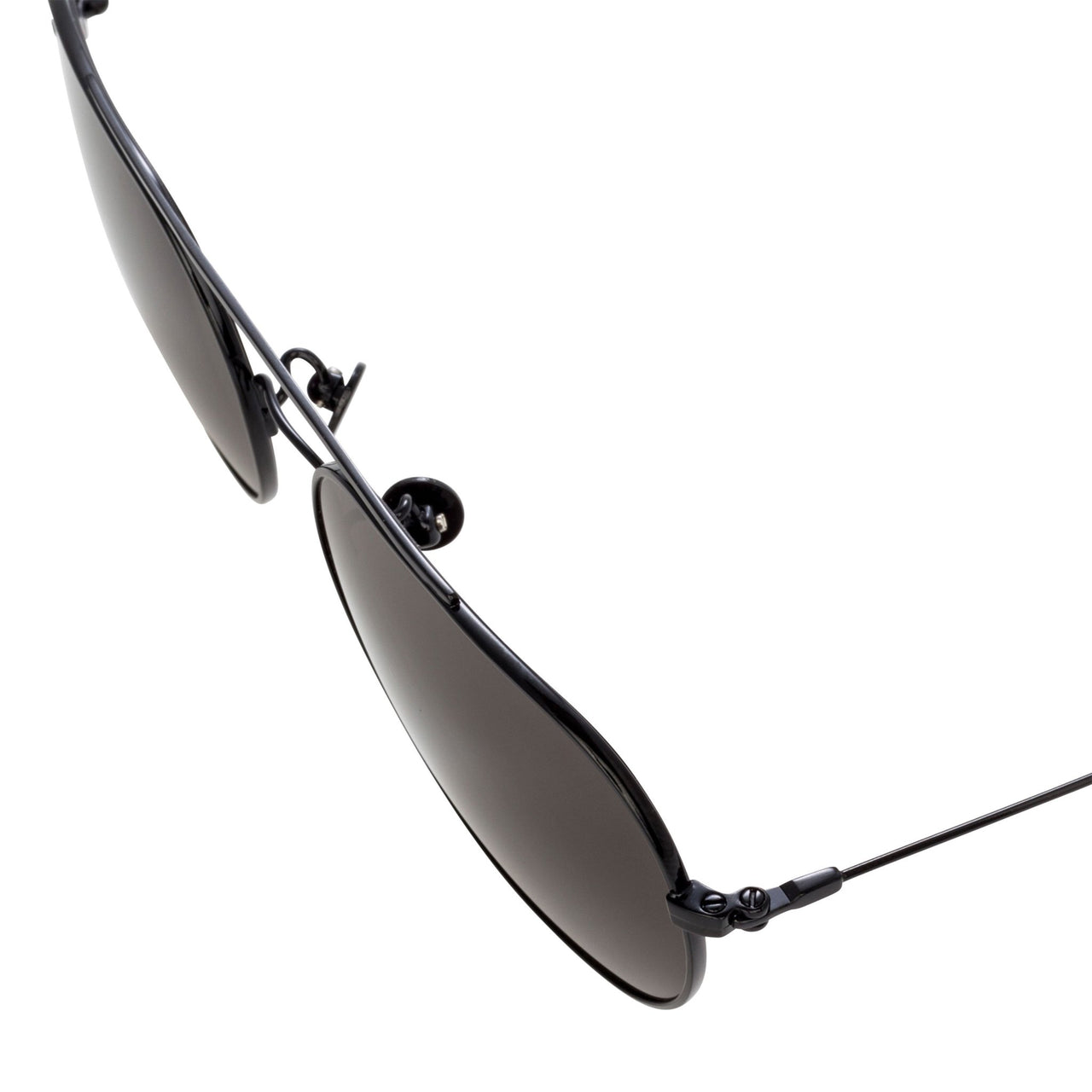 Ann Demeulemeester Titanium Sunglasses Square Shiny Black 925 Silver CAT3 AD63C1SUN - Watches & Crystals