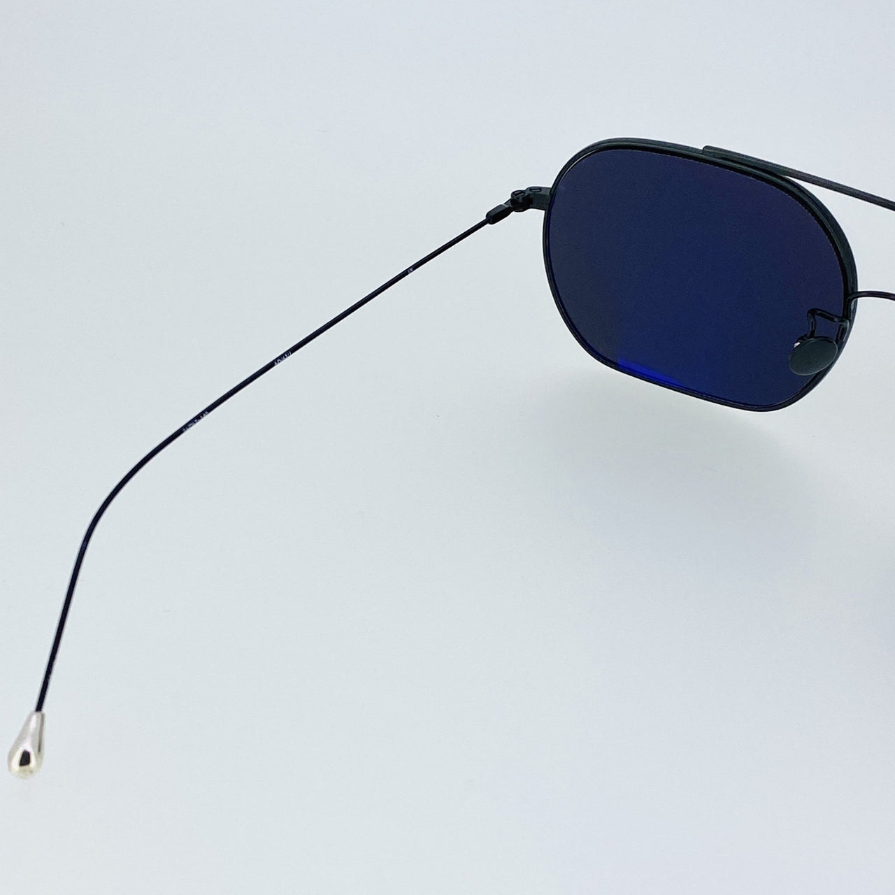 Ann Demeulemeester Titanium Sunglasses Square Shiny Black 925 Silver CAT3 AD63C1SUN - Watches & Crystals