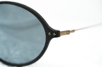 Thumbnail for Ann Demeulemeester Unisex Sunglasses Oval Black Wood Effect 925 Silver Titanium with Grey Mirror Lenses Category 3 AD64C2SUN - Watches & Crystals