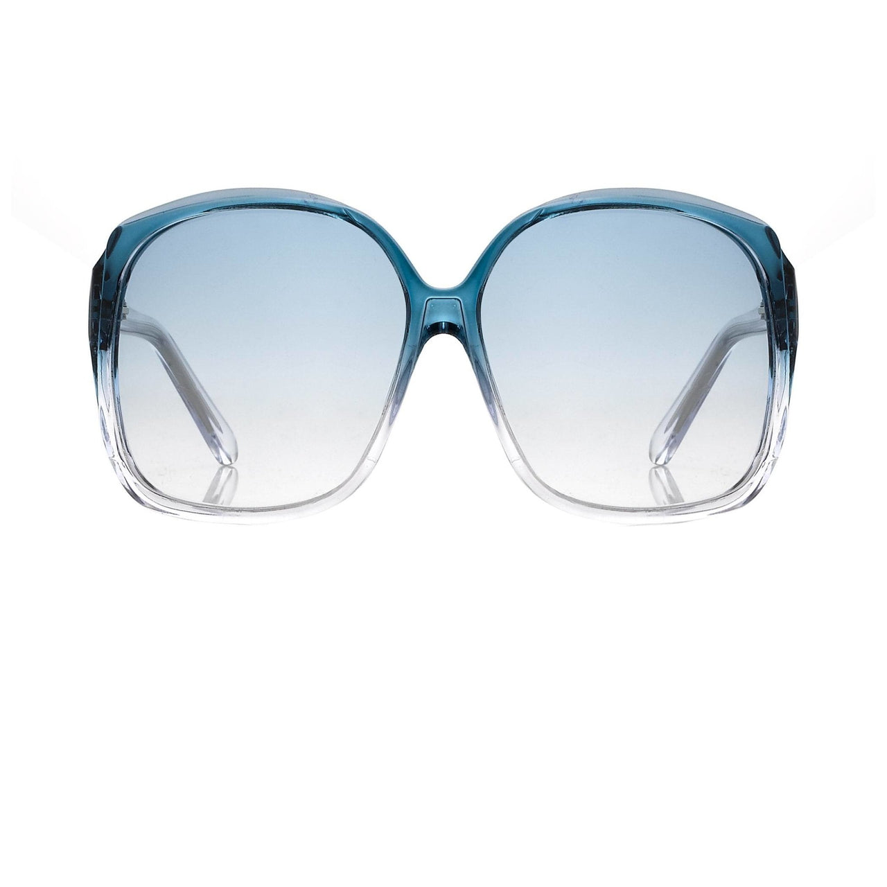 Antonio Berardi Women Sunglasses Oversized Frame Blue/Clear and Blue Graduated Lenses - 9AB2C3PETROL - Watches & Crystals