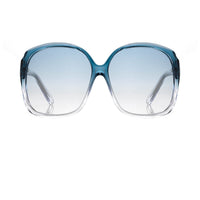 Thumbnail for Antonio Berardi Women Sunglasses Oversized Frame Blue/Clear and Blue Graduated Lenses - 9AB2C3PETROL - Watches & Crystals