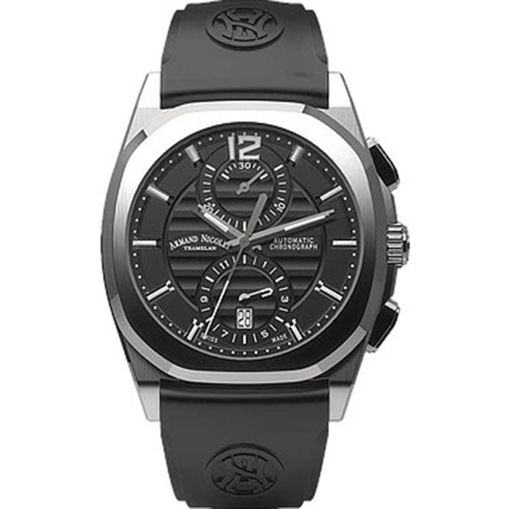 Armand Nicolet J09-3 Chronograph Black - Watches & Crystals