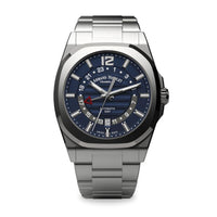Thumbnail for Armand Nicolet J09-3 GMT Blue Stainless Steel - Watches & Crystals