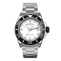 Thumbnail for Armand Nicolet JS9-41 Silver Stainless Steel Black Bezel - Watches & Crystals