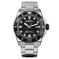 Thumbnail for Armand Nicolet JS9-44 Black Stainless Steel - Watches & Crystals