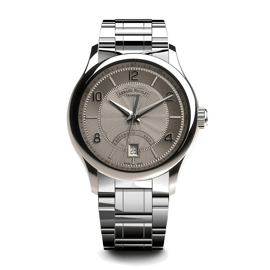 Armand Nicolet M02-4 Grey Steel - Watches & Crystals