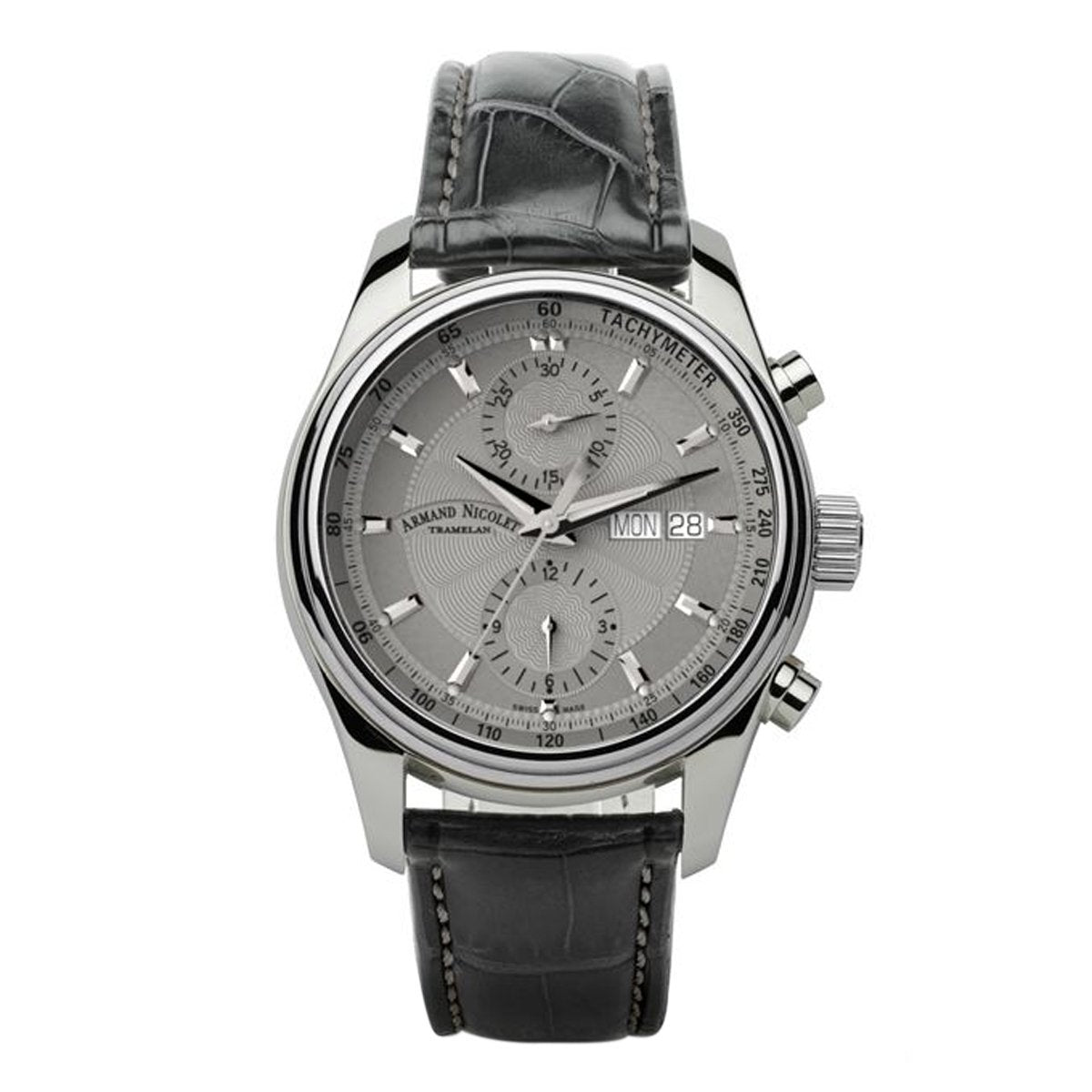 Armand Nicolet Men's MH2 Automatic Chronograph Watch Grey - Watches & Crystals