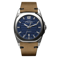 Thumbnail for Armand Nicolet Men's Watch J09-3 Blue Leather A660AAA-BU-PK4140CA - Watches & Crystals