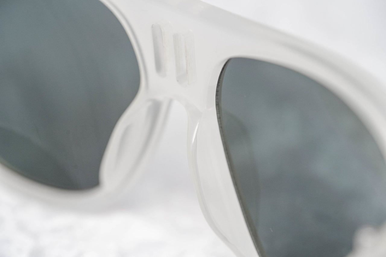 Boris Bidjan Saberi Sunglasses Misty White With Grey Category 3 Lenses BBS4C1SUN - Watches & Crystals