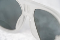 Thumbnail for Boris Bidjan Saberi Sunglasses Misty White With Grey Category 3 Lenses BBS4C1SUN - Watches & Crystals