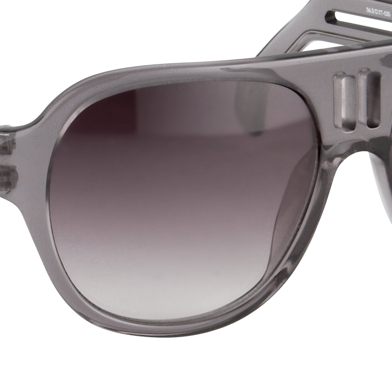 Boris Bidjan Saberi Sunglasses Translucent Slate With Purple Graduated Category 3 Lenses BBS4C4SUN - Watches & Crystals