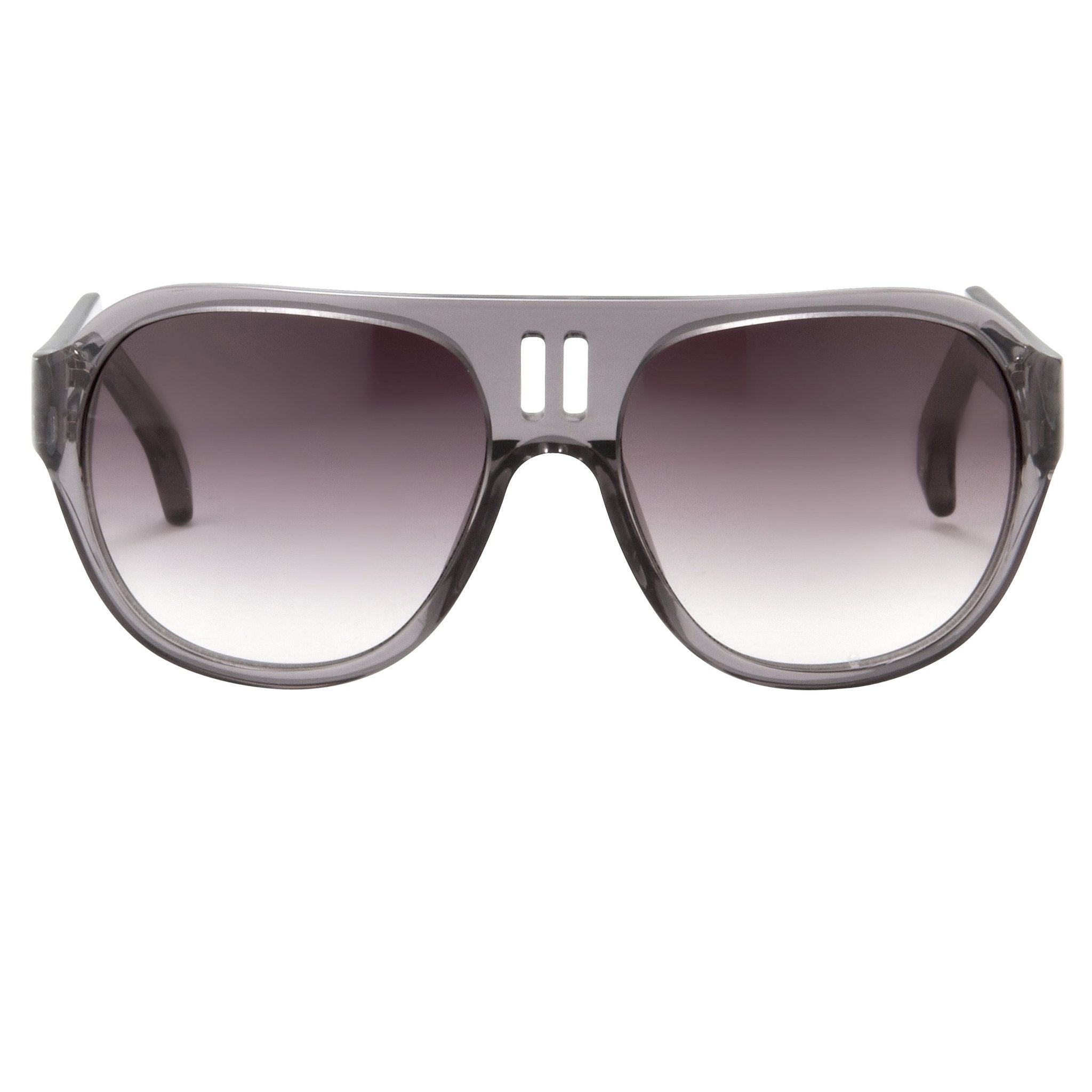 Boris Bidjan Saberi Sunglasses Translucent Slate With Purple Graduated Category 3 Lenses BBS4C4SUN - Watches & Crystals
