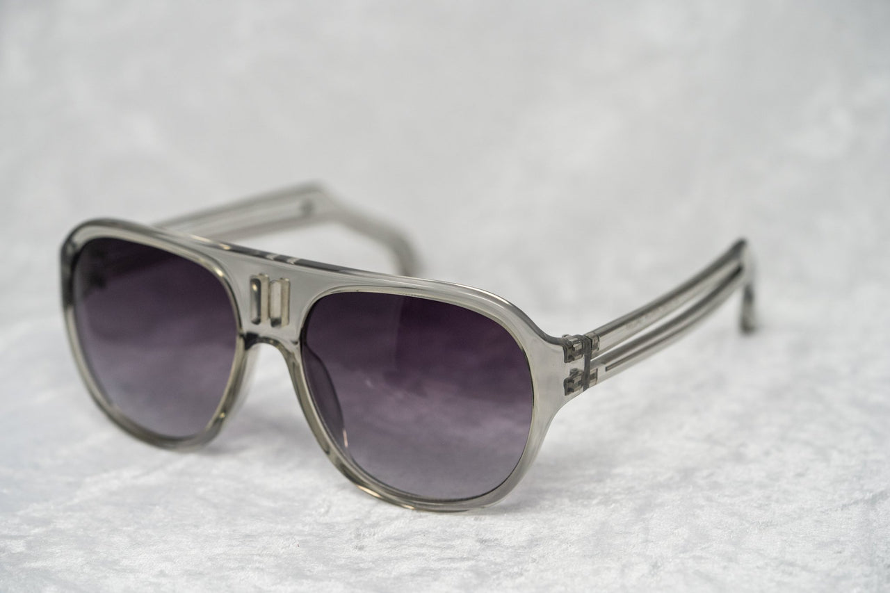 Boris Bidjan Saberi Sunglasses Translucent Smoke With Purple Graduated Category 3 Lenses BBS4C5SUN - Watches & Crystals