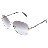 Thumbnail for Buddhist Punk Sunglasses Rectangular Antique Silver With Grey Graduated Lenses 6BP3C3SILVER - Watches & Crystals