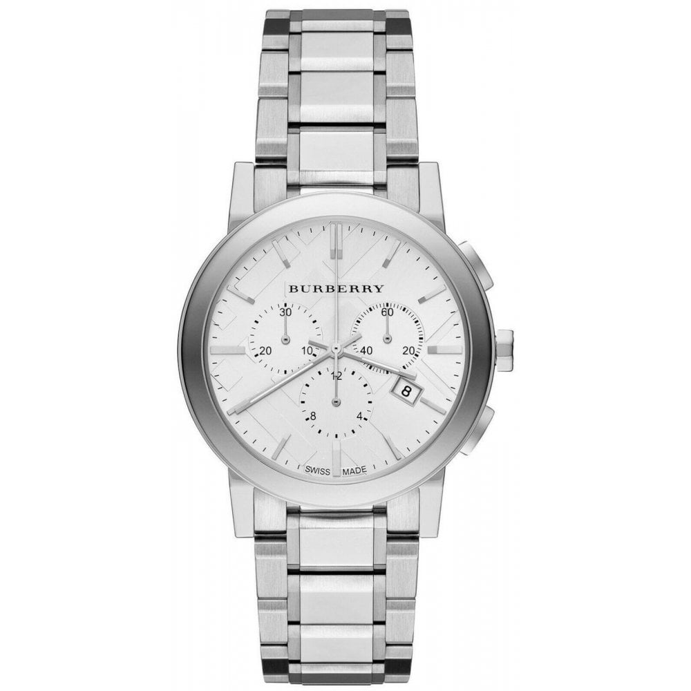Burberry Ladies Watch Chronograph Silver BU9750 - Watches & Crystals