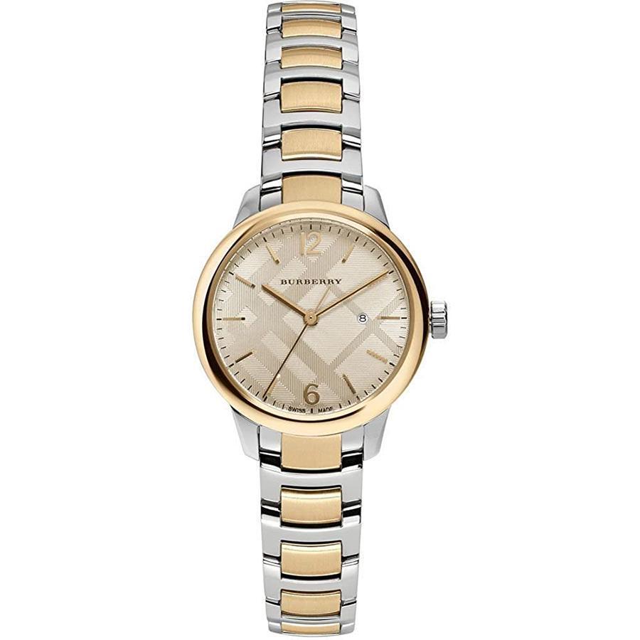 Burberry Ladies Watch Swiss Classic Two Tone BU10118 - Watches & Crystals