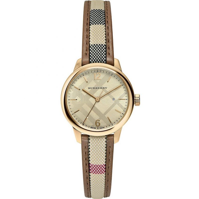 Burberry Ladies Watch The Classic Yellow Gold BU10114 - Watches & Crystals