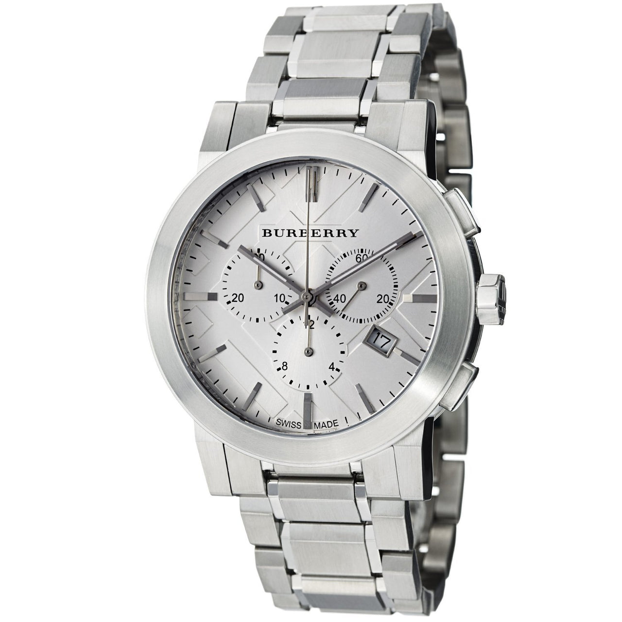 Burberry Men's Watch Chronograph The City Silver BU9350 - Watches & Crystals