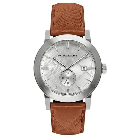 Burberry Men s Watch The City Silver Brown BU9904 Watches Crystals