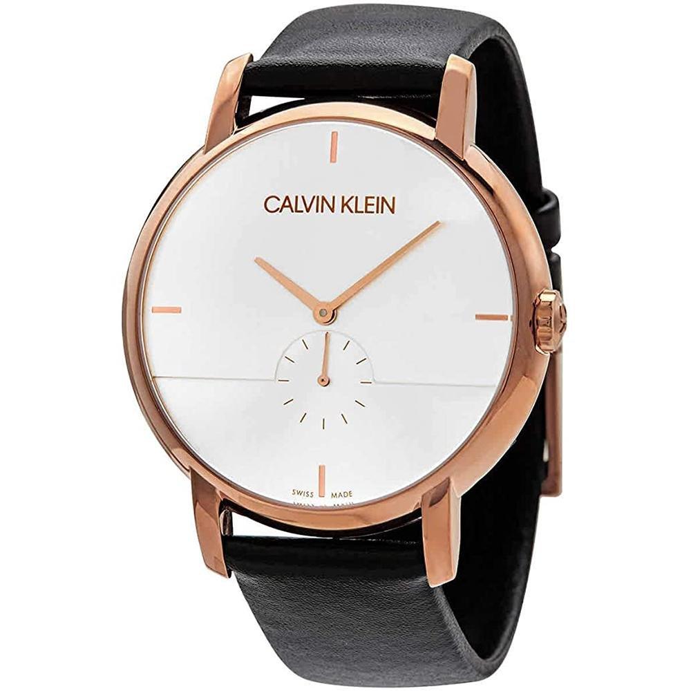 Calvin Klein Established Silver Dial Rose Gold - Watches & Crystals