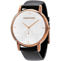 Thumbnail for Calvin Klein Established Silver Dial Rose Gold - Watches & Crystals