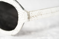 Thumbnail for David David Sunglasses Oval Solid White Crystal With Dark Grey Lenses Category 3 9DAVID1C2WHITE - Watches & Crystals