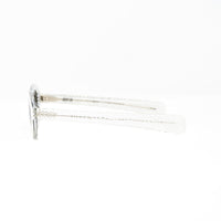 Thumbnail for David David Sunglasses Oval Solid White Crystal With Dark Grey Lenses Category 3 9DAVID1C2WHITE - Watches & Crystals