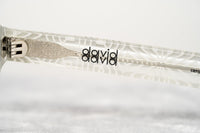 Thumbnail for David David Sunglasses Oval Solid White Crystal With Dark Grey Lenses Category 3 9DAVID1C2WHITE - Watches & Crystals